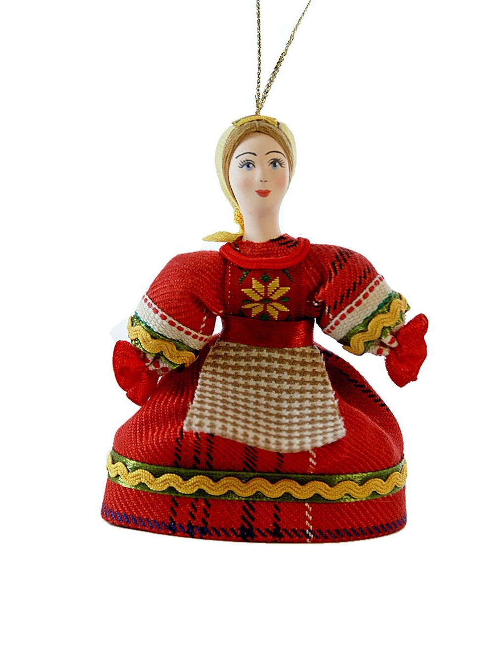 Кукла-подвеска Удмуртка в косынке
