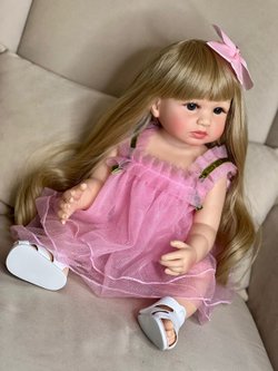 Кукла Реборн виниловая 55см в пакете (FA-012)