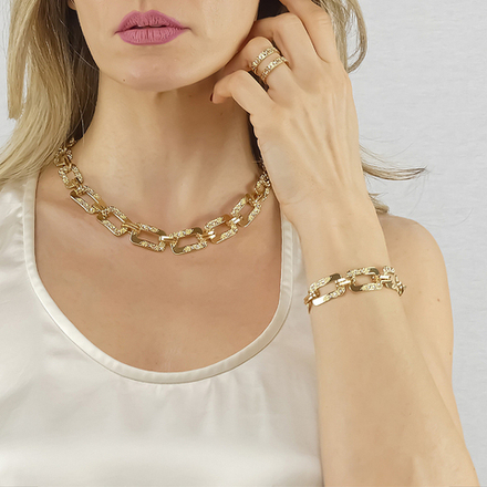 Колье Boccadamo XGR639D BW/G