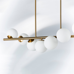 815183 Люстра CROCO 8х40W E14 ЛАТУНЬ