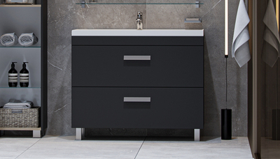 Тумба напольная VELVEX Orlando 100 серый