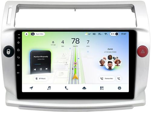 Магнитола для Citroen C4 2004-2011 - Teyes CC4L-DTS монитор 9" IPS, Android 14, Быстрая, Snapdragon 662, CarPlay, 4G SIM-слот