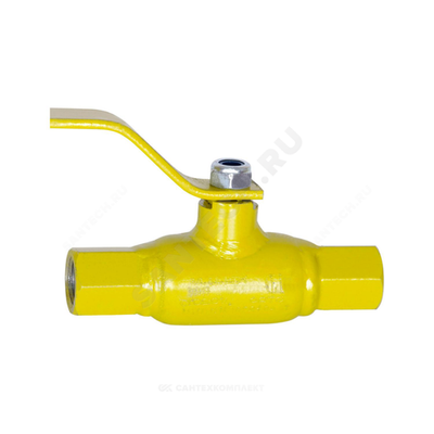 Кран шаровой сталь газ КШ.Ц.М.GAS Ду 25 Ру40 ВР L=135мм LD КШ.Ц.М.GAS.025.040.Н/П.02