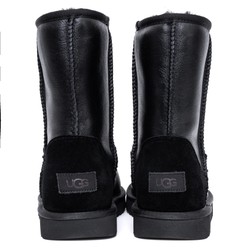 UGG Classic Short Metallic Black