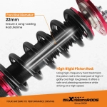 MaXpeedingrods Coilovers Suspension Kit подходит для автомобиля Honda Accord 03-07 Shock Struts