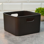 Корзина 3,9л 199*199*121мм "Agraba", базальт