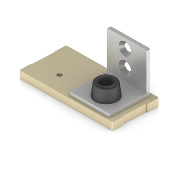 Заглушка для двухполозной верхней направляющей, золото матовое (AL) (AS0026) Aristo