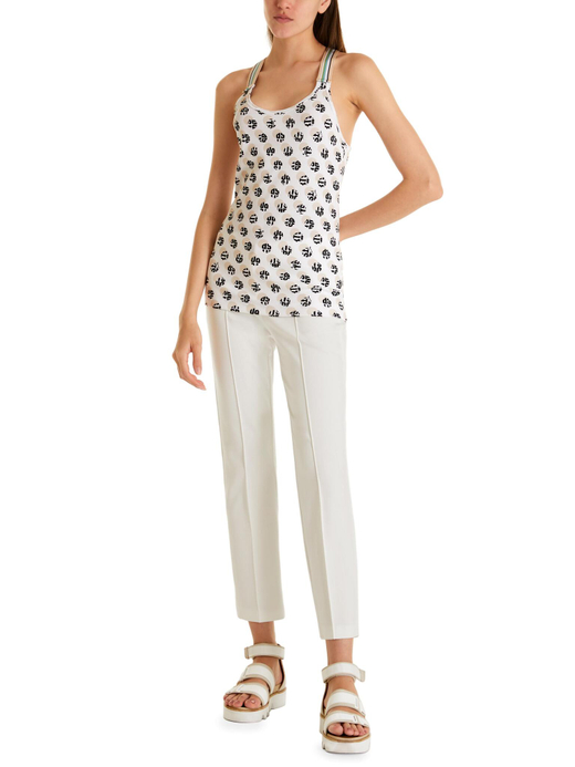 Топ с перекрещенными бретелями