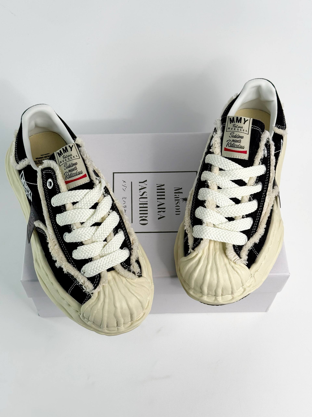 Кроссовки Maison Mihara Yasuhiro x Vessel #B172 (черн.)