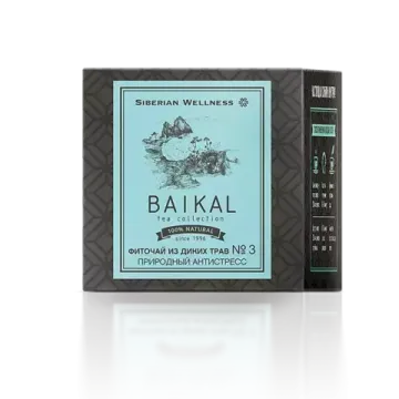 Фиточай из диких трав № 3 (Природный антистресс) Baikal Tea Collection