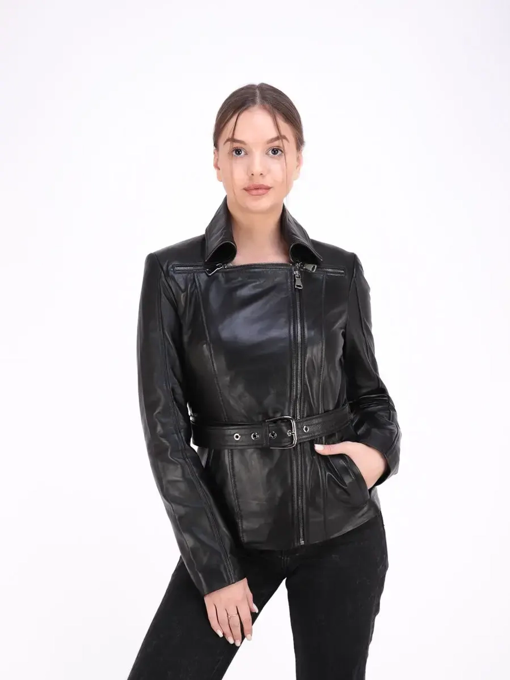 Куртка женская из натуральной кожи
