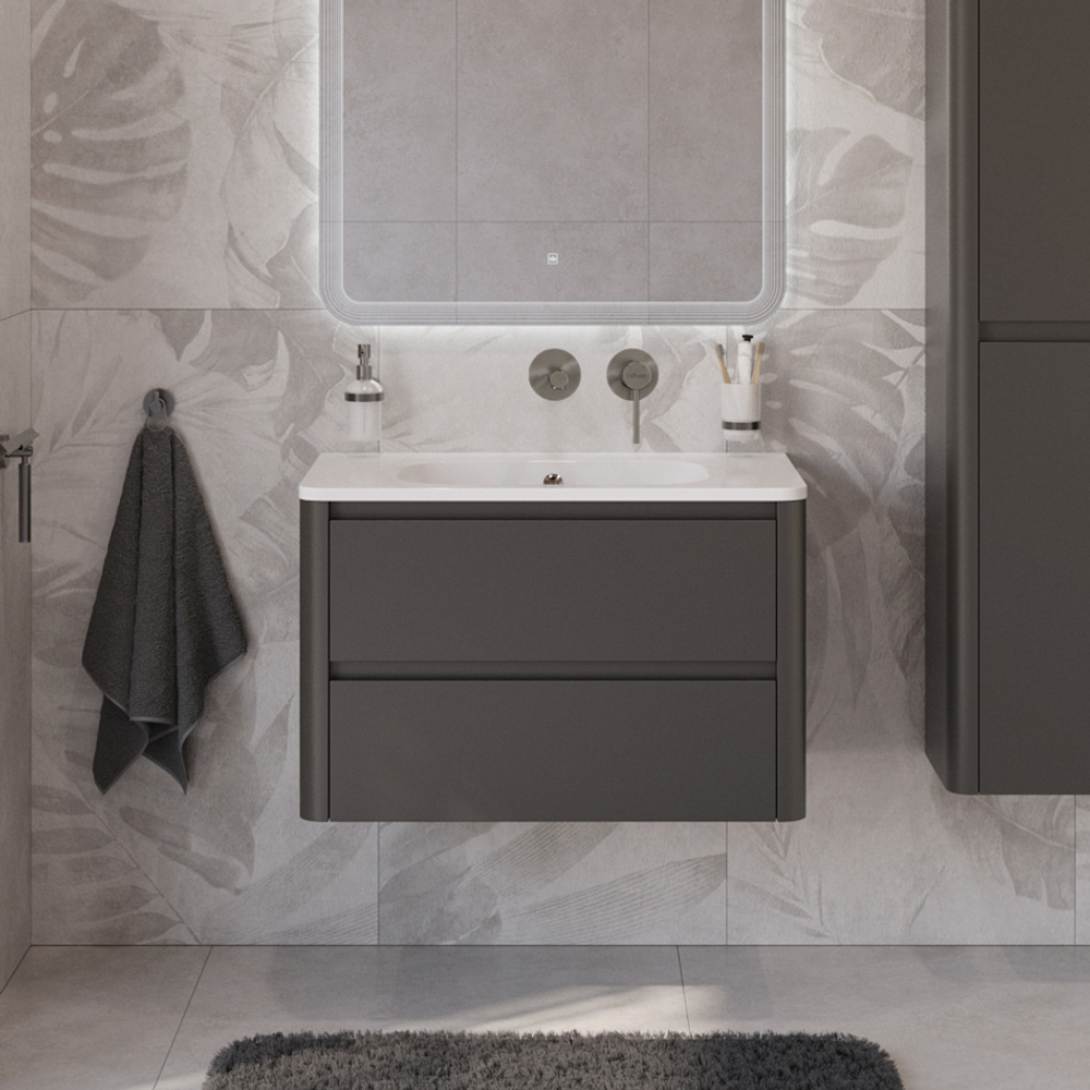 Мебель для ванной Cezares RELAX 80 Оружейная сталь RELAX-800-2C-SO-GM