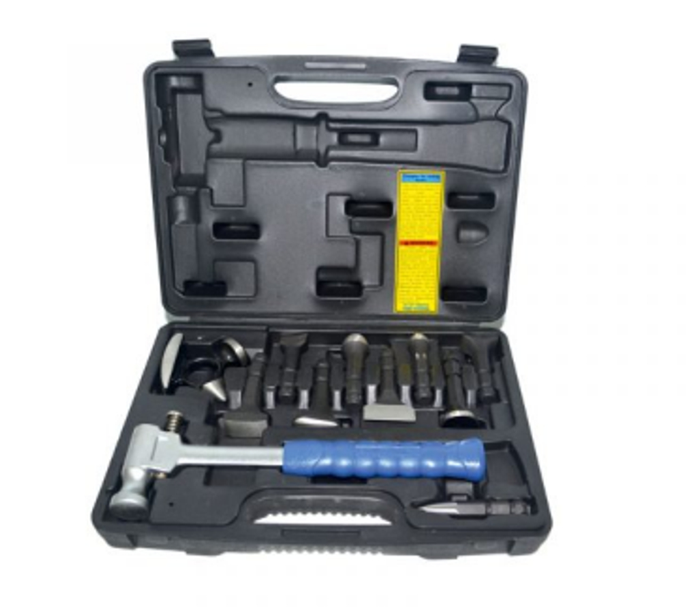 WDK-65081  Набор для рихтовки корпуса автомобиля, 10 предметов