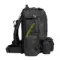 Рюкзак тактический 55 л с подсумками Черный