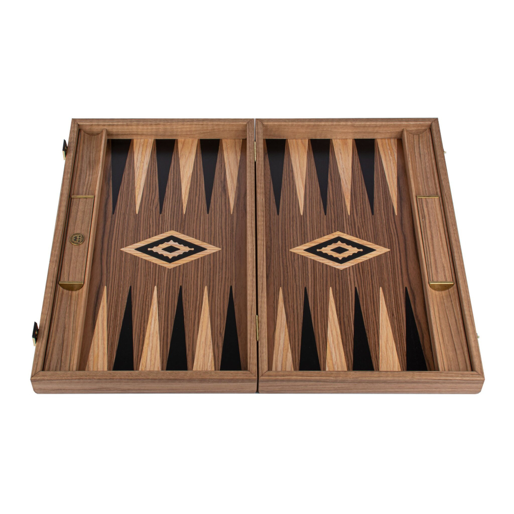 Нарды с боковыми стойками 48x30см Manopoulos Backgammon bkk1