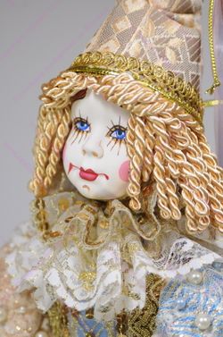 Интерьерная кукла Большой клоун