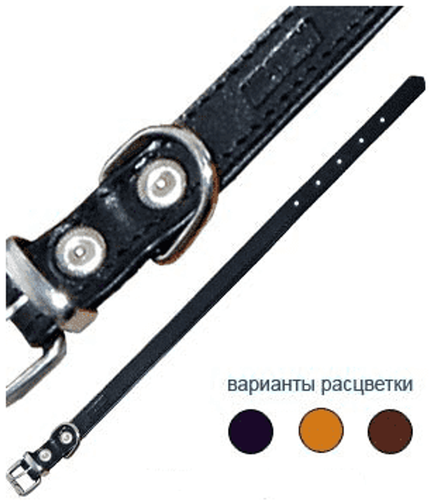 ОШЕЙНИК &quot;BUDDY&quot; 14мм (РЫЖИЙ) ВМ110014в