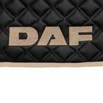 Ковры Daf XF-105 с 2006 года (механика) (экокожа, черный, бежевый кант, бежевая вышивка)