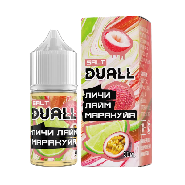 Купить Duall Salt - Личи, лайм, маракуйя 30 мл