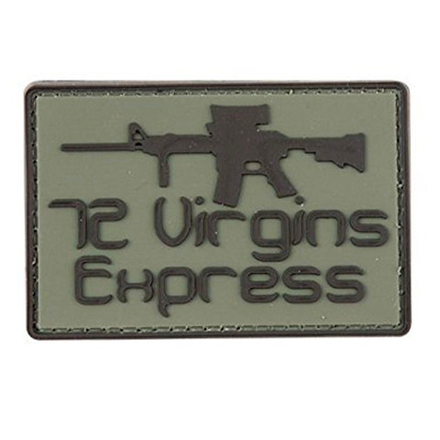 Шеврон  72 virgins express ПВХ