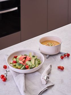 Набор посуды для приготовления со съемной ручкой Smart Ceramic, 7 предметов, цвета топленого молока