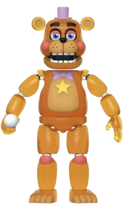 Фигурка Funko Action Figure FNAF Pizza Sim Rockstar Freddy (светится в темноте)