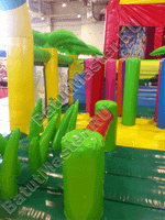 Надувной коммерческий батут "Джунгли"