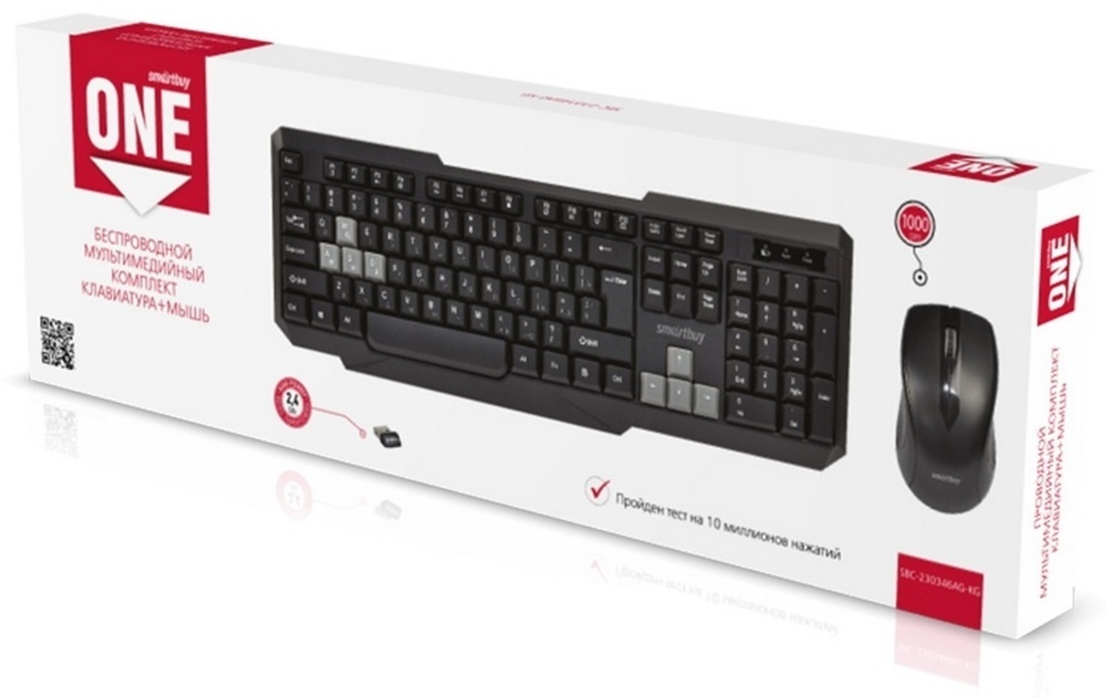 Клавиатура Smartbuy SBC-230346AG-KG черный