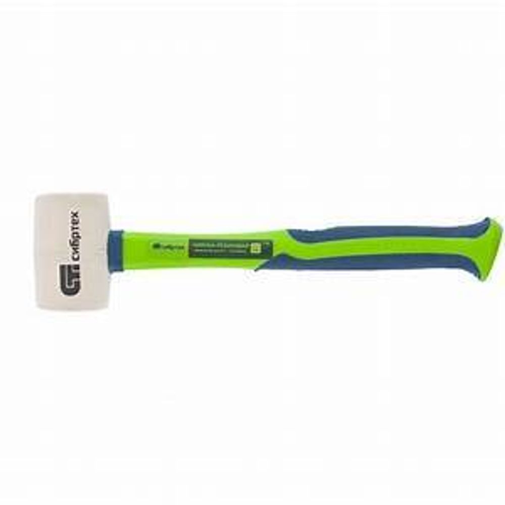 Киянка резиновая 225 г.фибергласовая рукоятка// Сибртех 11163