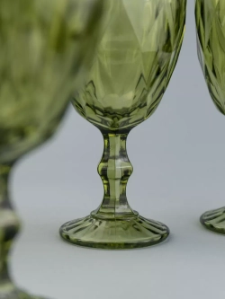 Набор фужеров для вина, 330 мл, 6 шт. зеленый