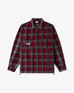 Рубашка YMKASHIX Velvet Tartan красная / черная