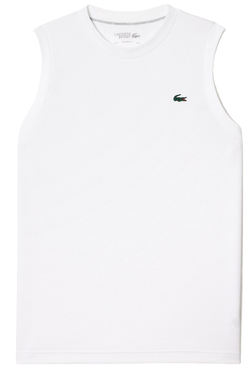 Мужская теннисная футболка Lacoste SPORT Tank Top - white