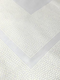 Скатерть 160х225 и 8 салфеток Vallesusa Chromo Satin 14873 белые