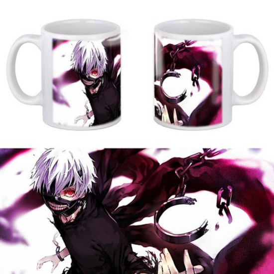 Кружка керамическая Токийский Гуль Канеки 2 Tokyo ghoul, 330 мл