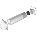 Клапан приточный КП D125 фильтр G3 ВП АПП КФВ L0,5м ERA