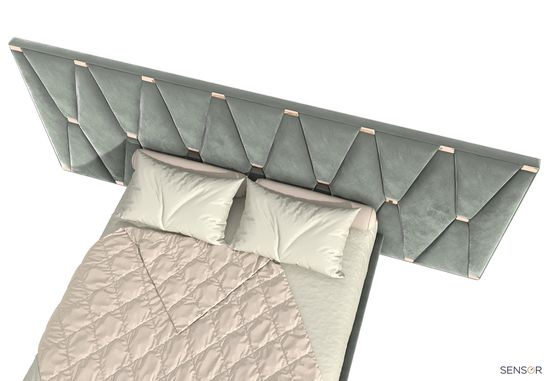 Кровать Амаретто с широким изголовьем