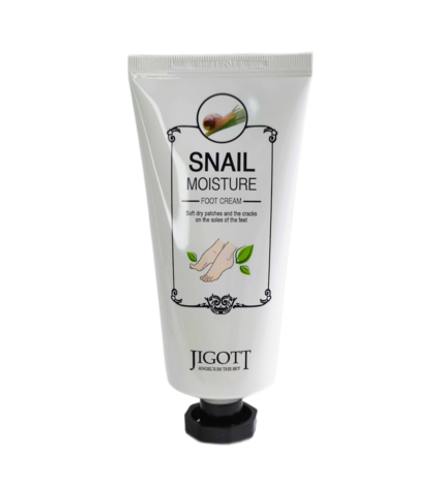JIGOTT Крем для ног с муцином улитки Snail Moisture Foot Cream увлажняющий 100 мл