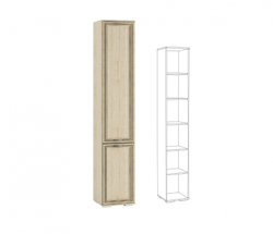 ЛШ-1 Пенал с полками Ливорно, Сонома