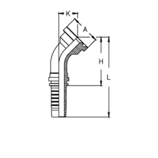Фитинг DN 38 SFL 2 71.4 (45)