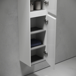 Шкаф-пенал подвесной Sancos Libra, белый глянец 350х300х1600 мм