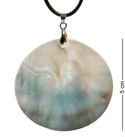 ШК-55/153-B Кулон из перламутра «Ежик»