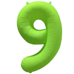 Шар фольгированный Цифра 9 101 см (Зеленый)