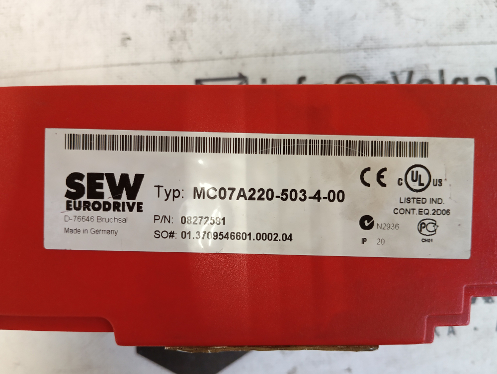 SEW Eurodrive MC07A220-503-4-00+MC07A-00 б/у