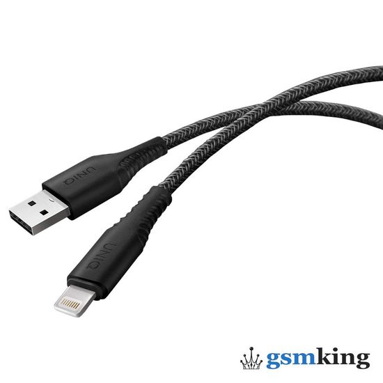 Uniq HELIX Antimicrobial USB-C to Lightning (1.2m) Black