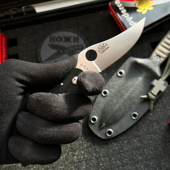 Раритетный складной нож Spyderco SMALL PERSIAN FOLDER™ 2 G-10 C105GP2