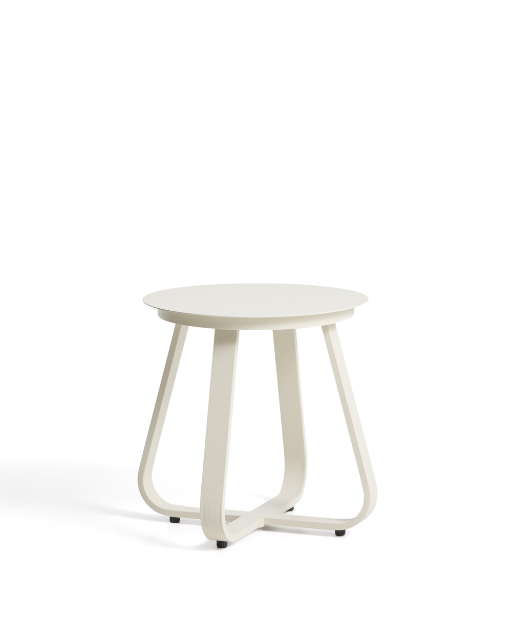 Уличный столик Tamaris из алюминия цвета экрю Ø48 см