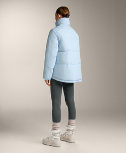 Oysho Утепленная водоотталкивающая куртка Primaloft®, голубой