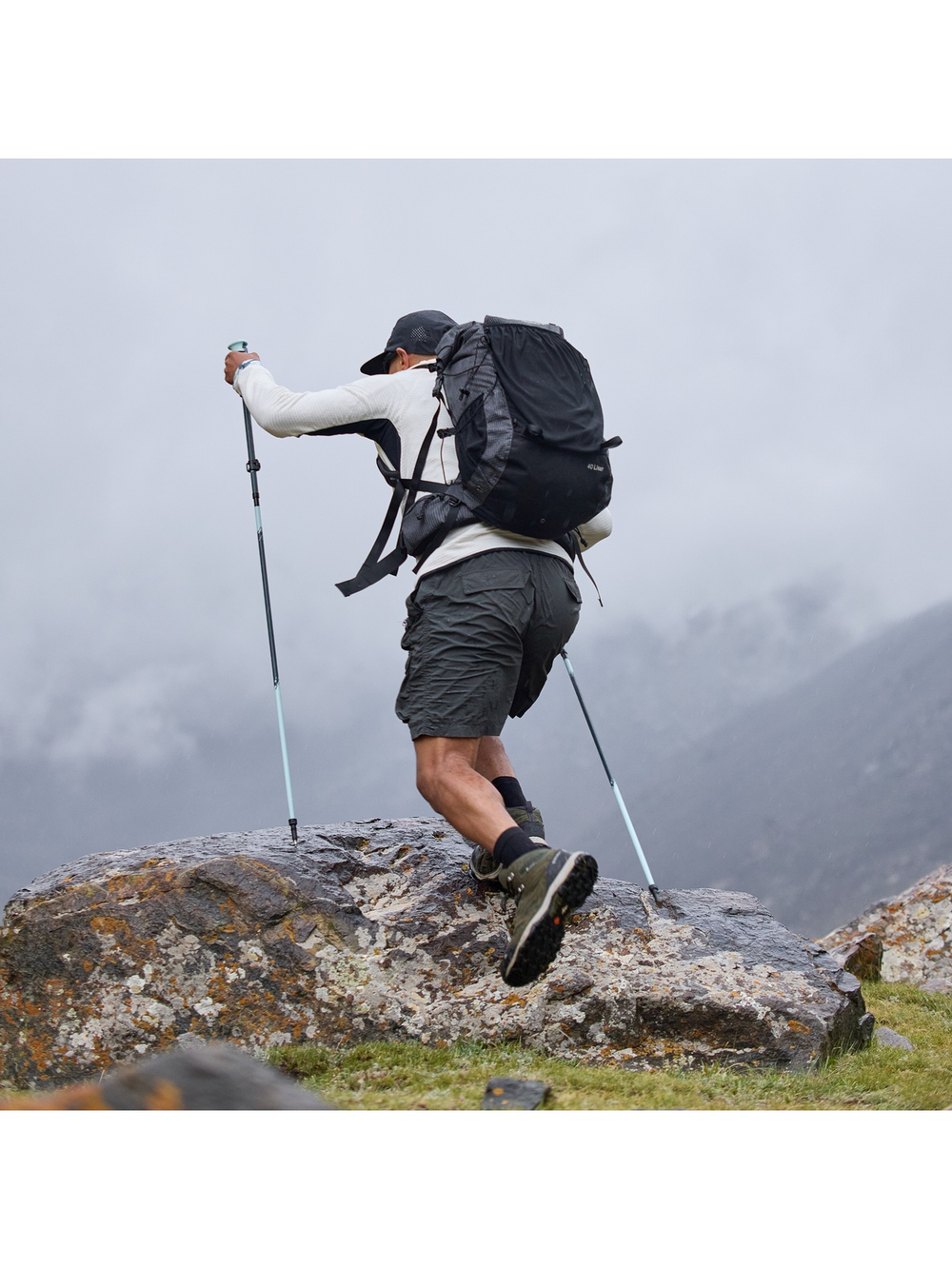 Палки треккинговые Naturehike Sunsia 3-EXT, карбон, 5-секционные, 115-135 см, фиолетовые, 2 шт