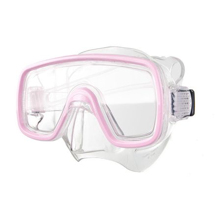 Маска для плав. Salvas Domino Jr Mask, CA105C1TFSTH, безопасн.стекло,Silflex, р. Junior, розов