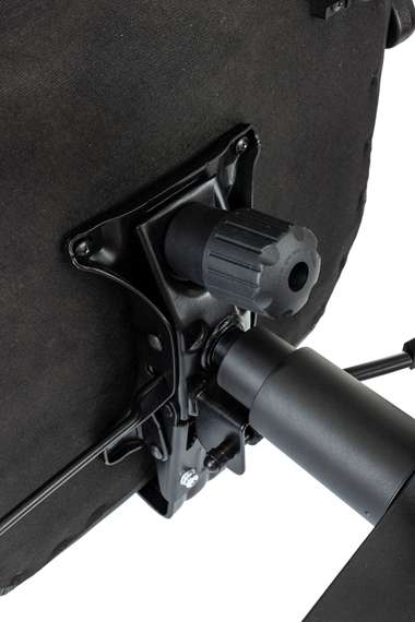 Кресло руководителя Бюрократ T-9950MSG-F черный эко.кожа крестов. пластик подст.для ног